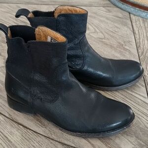 ALL LEATHER FRYE CHELSEA BOOTIE 7.5